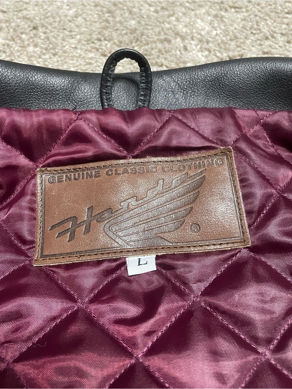 Vintage Honda Motorcycles Wool/Leather Varsity Jacket Men’s Large